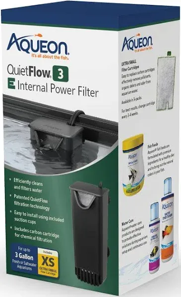 Aqueon QuietFlow E Internal Power Filter (10 Gallons)