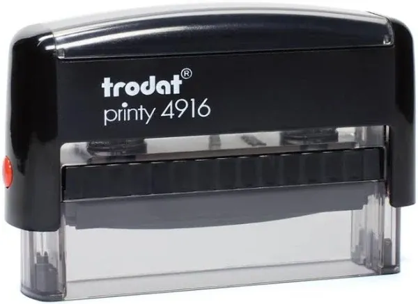 Trodat Compatible/Replacement for Printy 4916 Personalized Individual Custom Self Inking Stamp