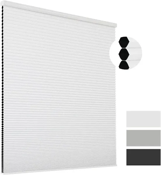 Joydeco Cellular Shades Cordless, Blackout Shades Cellular Blinds for Indoor Windows, Blackout Blinds Honeycomb Blinds Window Shades for Thermal