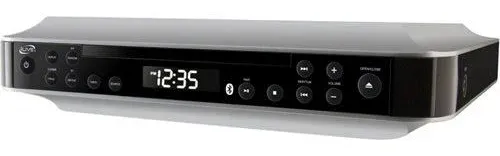 iLive Bluetooth Under The Cabinet Kitchen Clock Radio