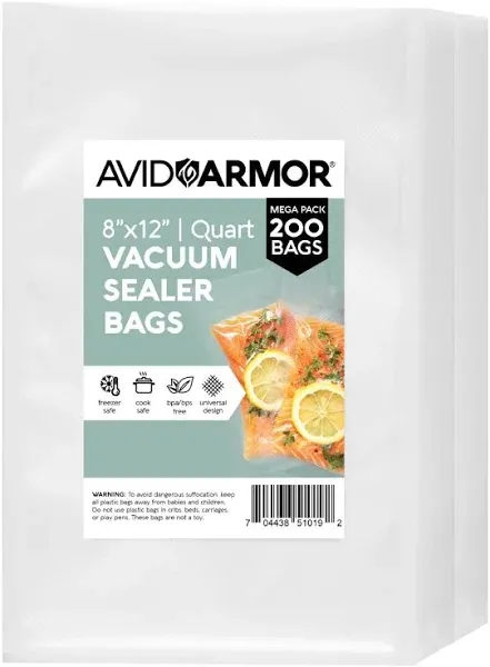 Avid Armor Quart Size Vacuum Sealer Bags