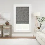 Eclipse Drew Blackout Roman Shade Blind Size: 23"W x 64"L Color: Charcoal