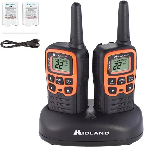 Midland -T51X3VP3 X-TALKER Walkie-Walkie - Long Range Two Way Radio for Camping