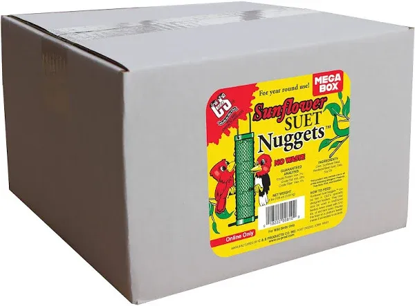 C&S Sunflower Suet Nuggets Wild Bird Food