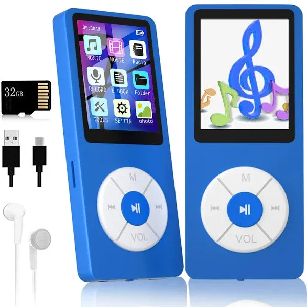 MP3 Player with 32GB TF CardBuilt-in HD SpeakerPortabl<wbr/>e HiFi Music Player w