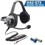 Ultimate Headset for Stereo and Offroad Intercoms - Over The Head or Behind The Head Behind The Head H42-STX