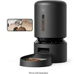 Petlibro - Granary WiFi Stainless Steel 5L Automatic Dog and Cat Feeder with Camera Monitoring - Black