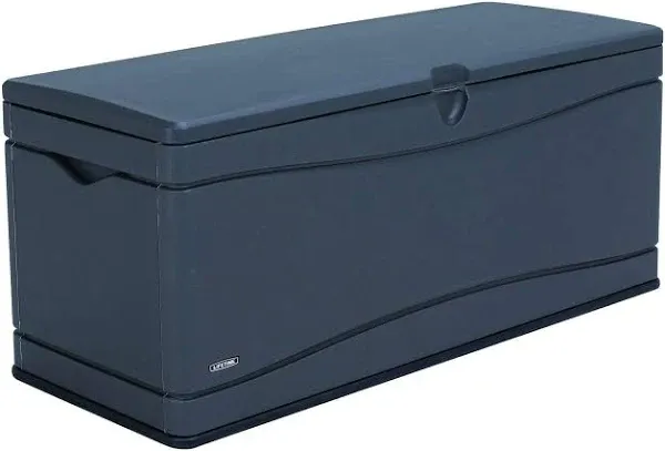 Lifetime Deck Box 24&#034;Lx60&#034;W Resin w/ Hardware Fade Resistant+UV Protection Gray