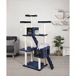 Go Pet Club 72 in. Cat Tree, Blue