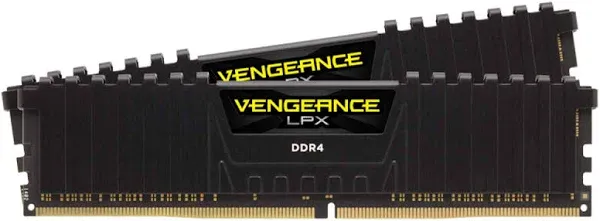 CORSAIR Vengeance LPX 16GB 288-Pin PC RAM DDR4 2400 (PC4 19200) Desktop Memory Model CMK16GX4M1A2400C14