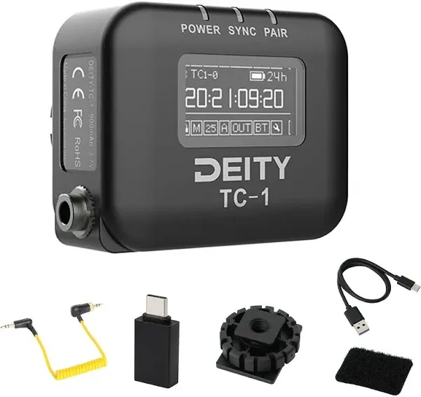 DEITY TC-1 TC1 Timecode Box Generator Microphone Time Coder for Video Recording