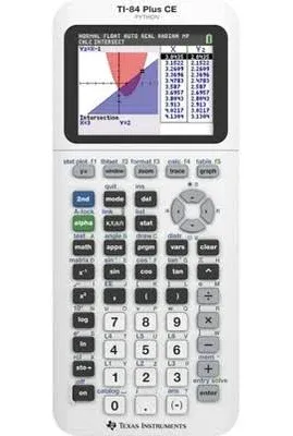 TEXAS INSTRUMENTS TI-84 PLUS CE ENHANCED GRAPHING CALCULATOR - WHITE