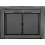 Fireplace Glass Doors Carlisle Large Gunmetal CL-3002GM