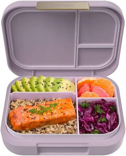 BentgoÂ® Modern - Versatile 4-Compartment Bento-Style Lunch Box, Leak-Resistant<wbr/>,