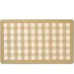 Achim Buffalo Check Anti-Fatigue Mat Taupe