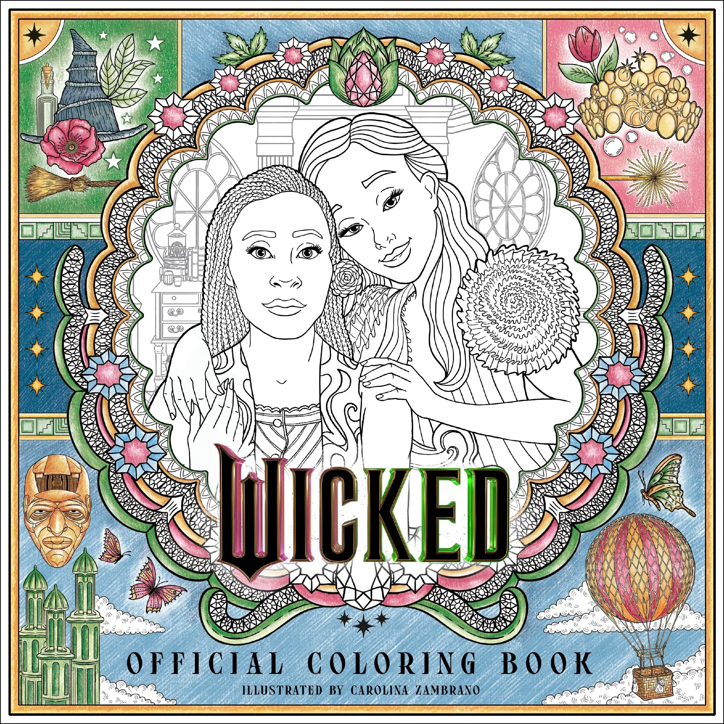 Carolina Zambrano Wicked Official Coloring Book (Paperback) (UK IMPORT)