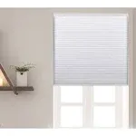 Arlo Blinds White Room Darkening Cordless Cellular Shades - 25.5"W x 72"H