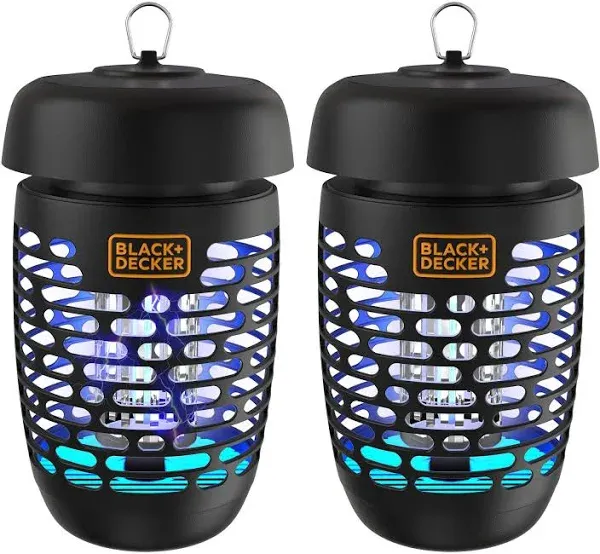 BLACK+DECKER Bug Zapper Lantern Mosquito Repellent & Fly Traps for Indoors and Outdoors