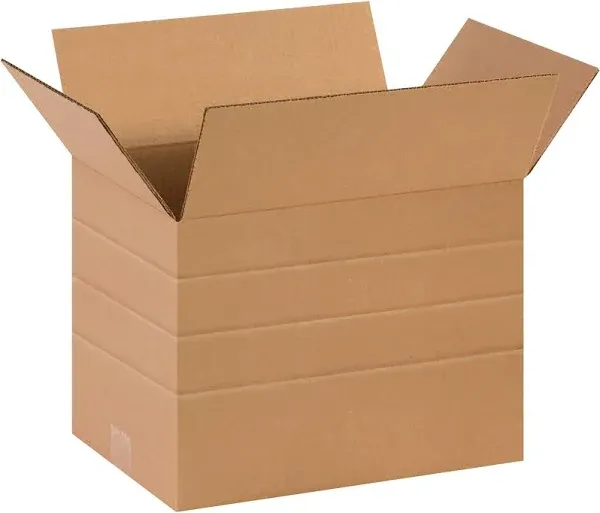 14" x 10" x 10" Multi-Depth Corrugated Boxes