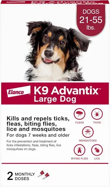 K9 Advantix Flea, Tick & Mosquito Prevention for Large Dogs