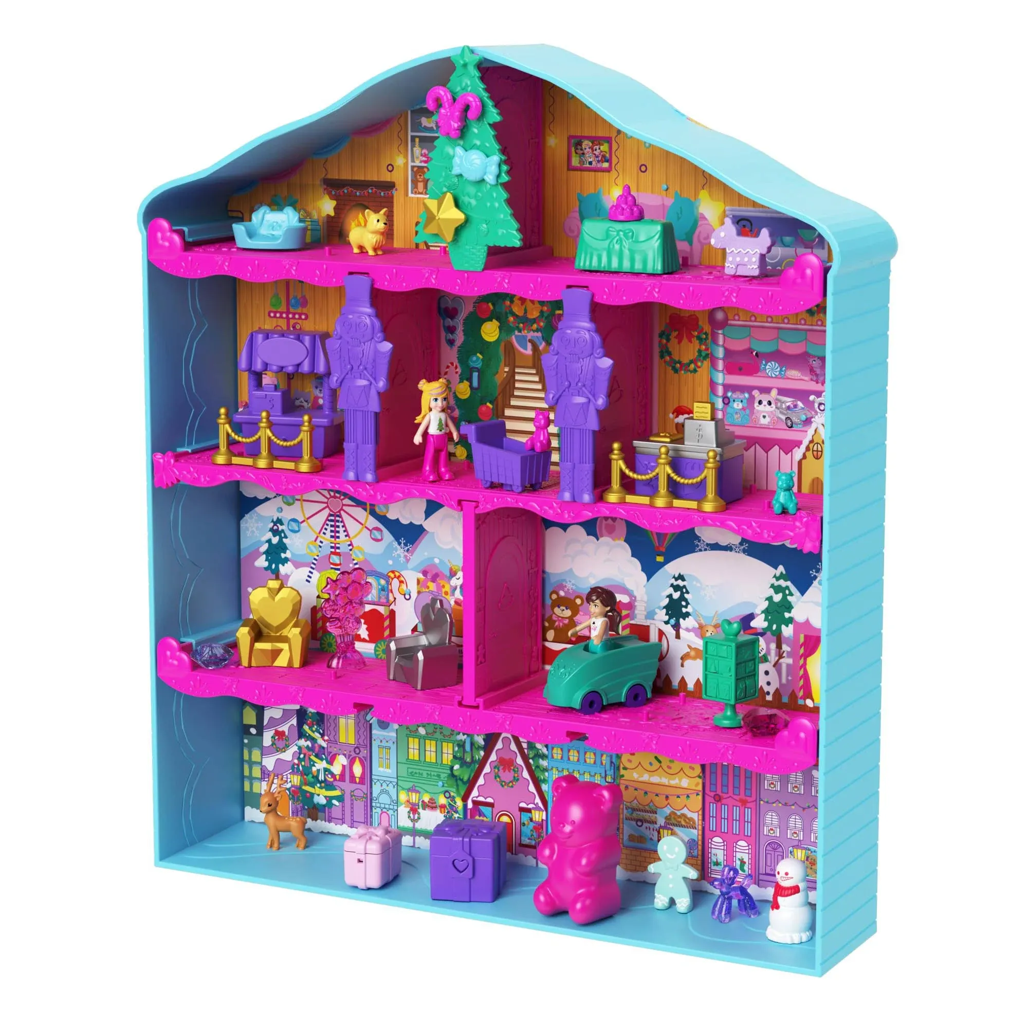 Polly Pocket Gingerbread House Advent Calendar Playset