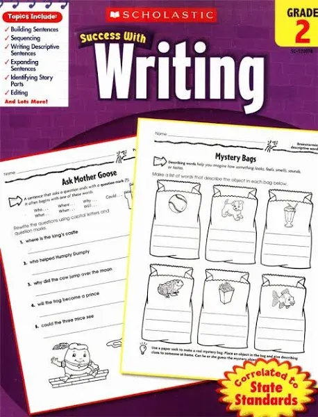 Scholastic Success with Writing Grade 2