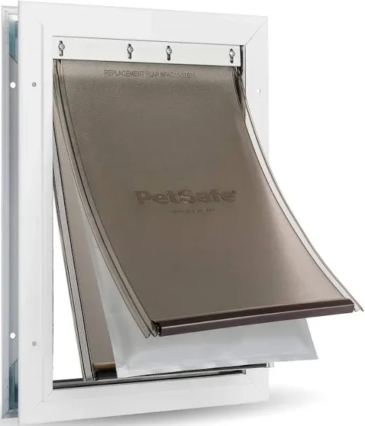 PetSafe Extreme Weather Aluminum Pet Dog Door w/ 3 Flaps Insulation. NEW EDITION