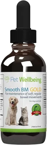 Smooth BM Gold Cats Dogs - Vet-Formulated - Gentle Constipation Relief Exp 06/28