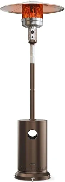 East OAK 48,000 BTU Patio Heater for Outdoor Use With Round Table Design, Double-layer