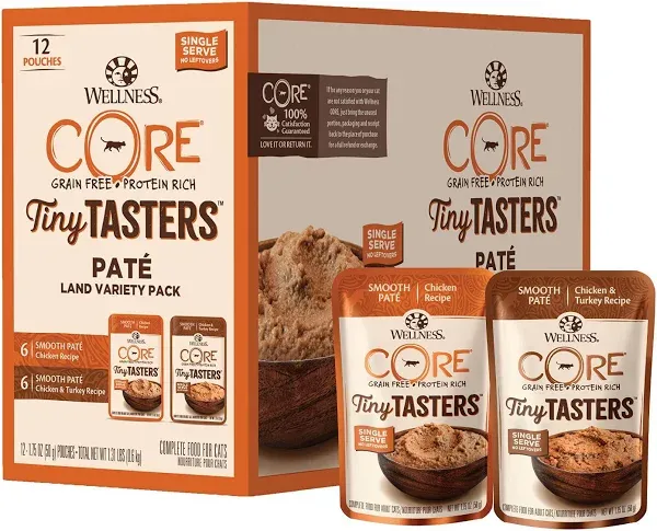 Wellness Core Tiny Tasters Chicken, 1.75 oz (Pack of 12)