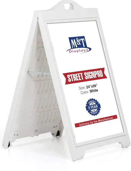 SignPro Two-Sided Street Sign Poster