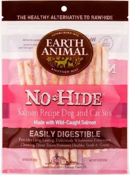 Earth Animal No Hide Salmon Stix