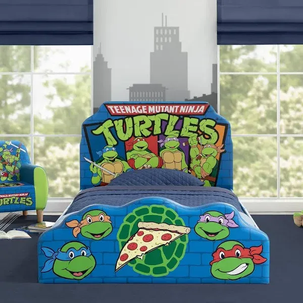 Delta Children Teenage Mutant Ninja Turtles Upholstered Twin Bed