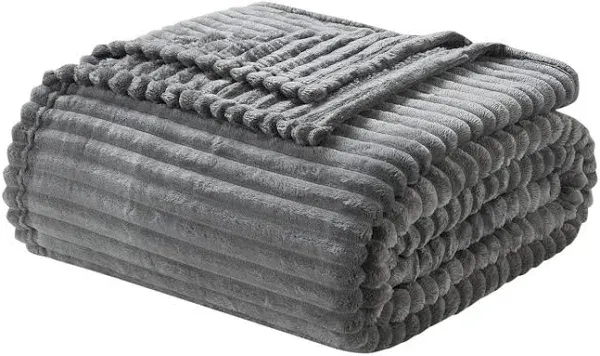 Cut Plush Fleece Blanket Super Soft Lightweight  Bed, Couch, Sofa Throw Blankets