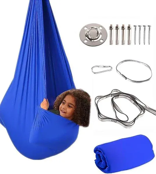 Aokitec Therapy Swing for Kids with Special Needs Hardware Included Snuggle S...