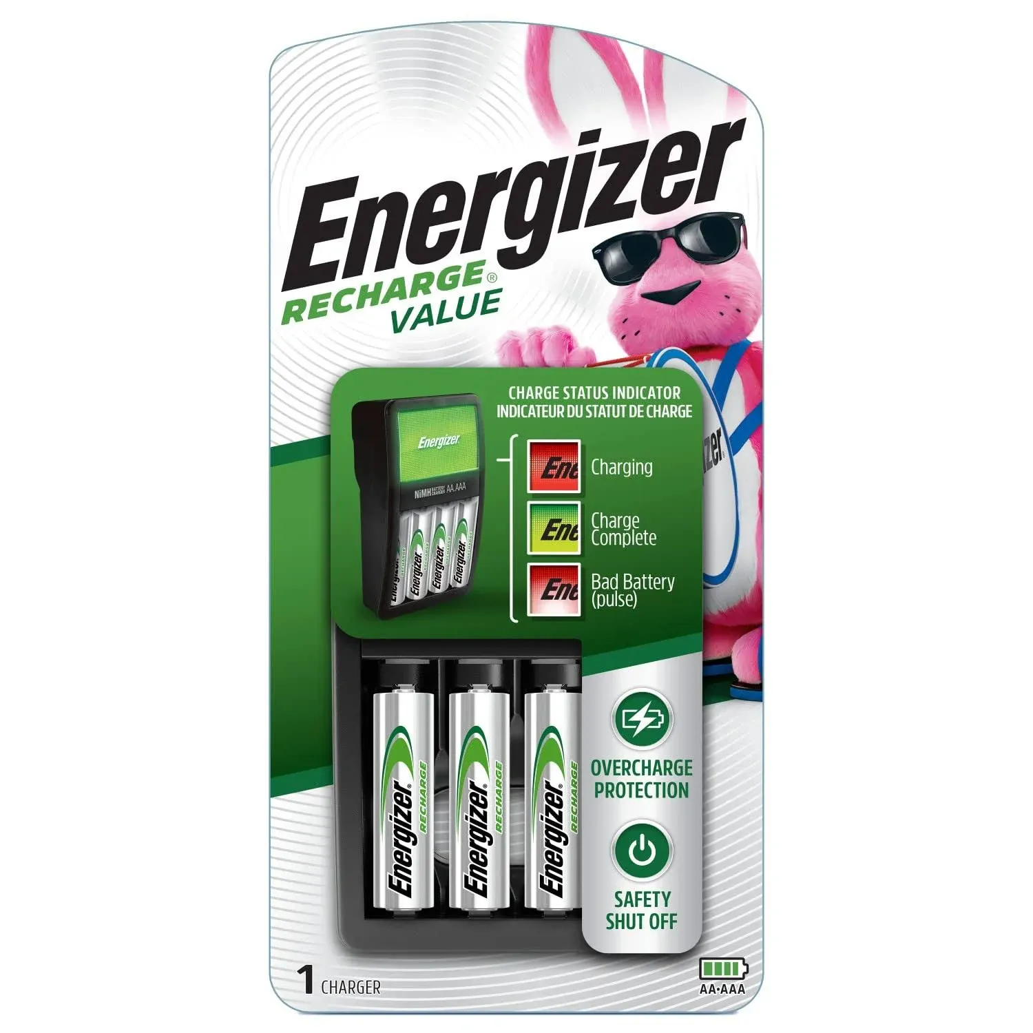 Energizer Recharge AA/AAA Battery Charger