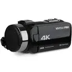 Vivitar 3" Pro 4K Digital Camcorder, DVR4K-BLK, Black