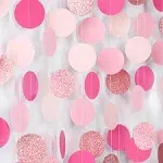 Hot-pink Rose-Gold Party Decorations Garland - 52ft Wedding Bridal Shower Hanging ...