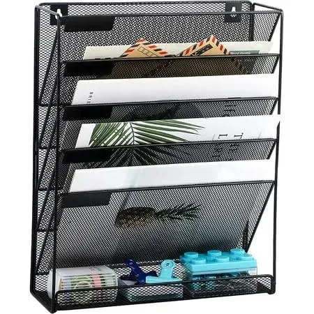 EaseOffice 5-Tier Mesh File Organizer