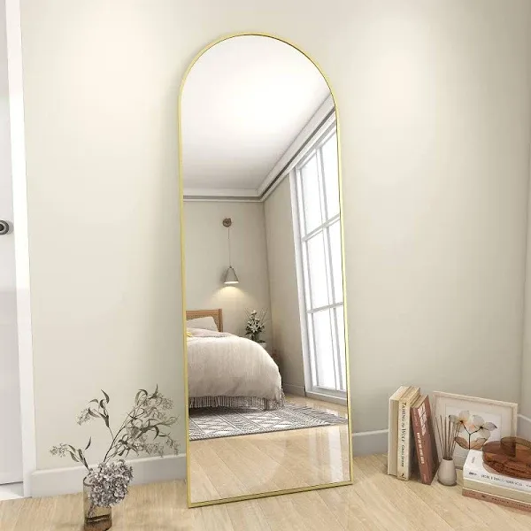 Arched Wall Mounted Full Length Large Standing Mirror