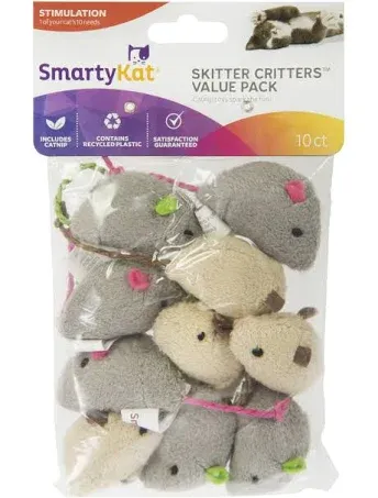 SmartyKat Skitter Critters Catnip Cat Toys (1.4 oz)