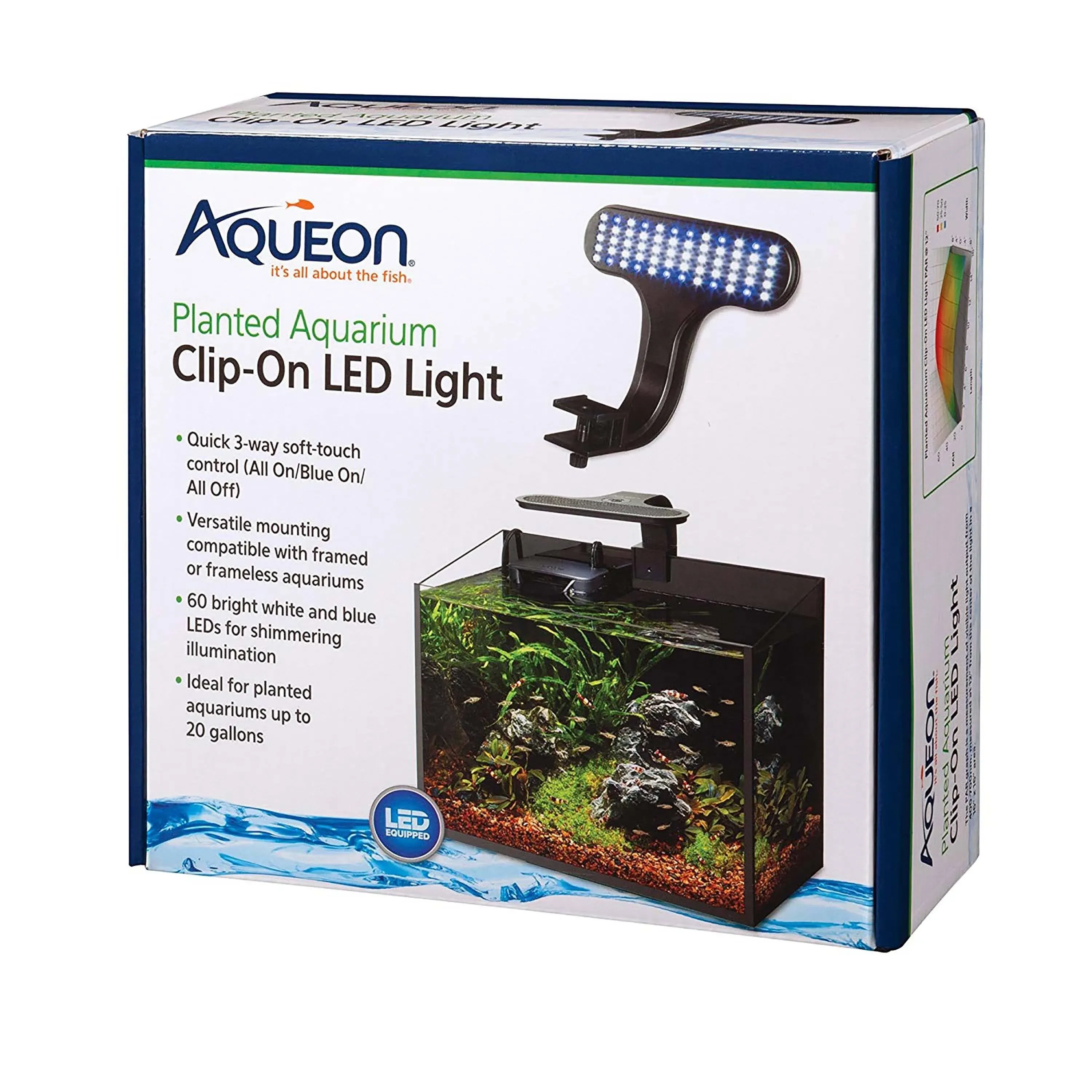 Aqueon Aquarium Clip-On LED Light Planted