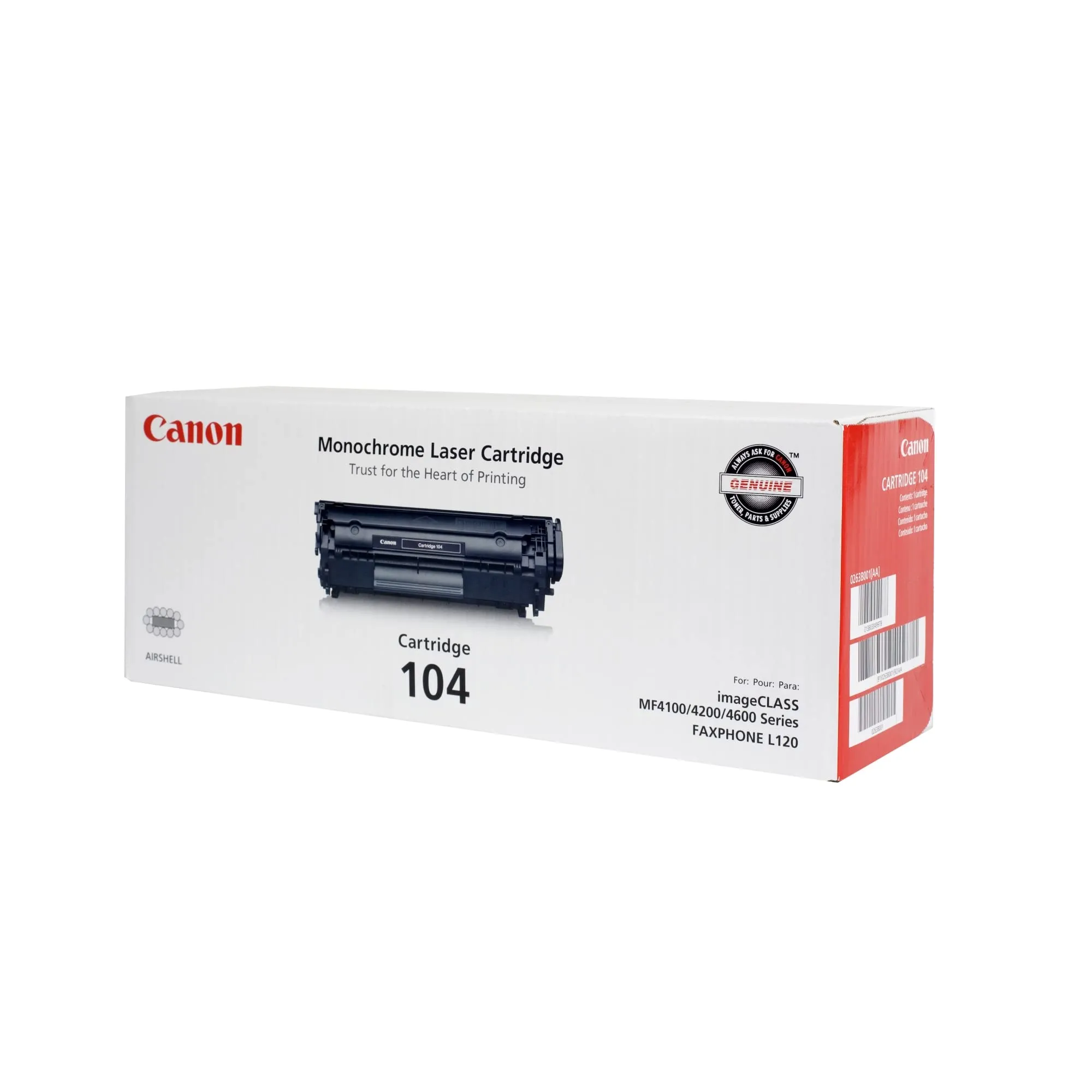 Canon 104 Toner Cartridge 0263B001