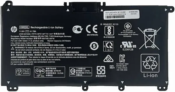 Genuine HW03XL Battery For HP Laptop 17-CN 17-CP Pavilion 15-EG 15-EH L97300-005