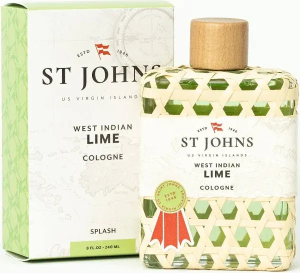 St Johns Fragrance Company West Indian Lime Cologne 4 Oz