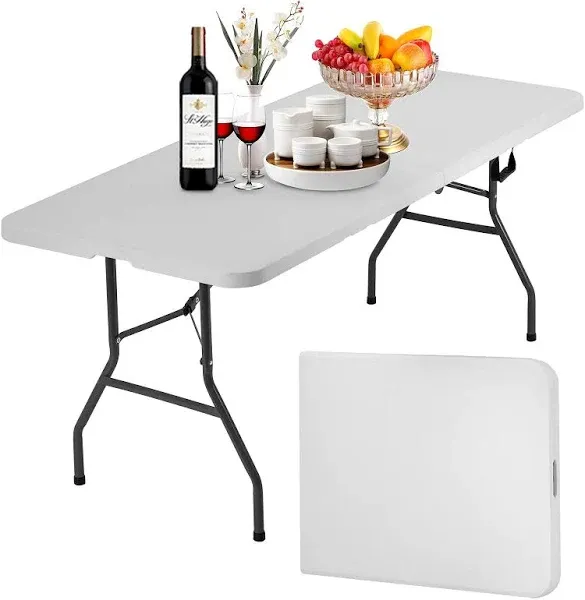 6FT Folding Banquet Table