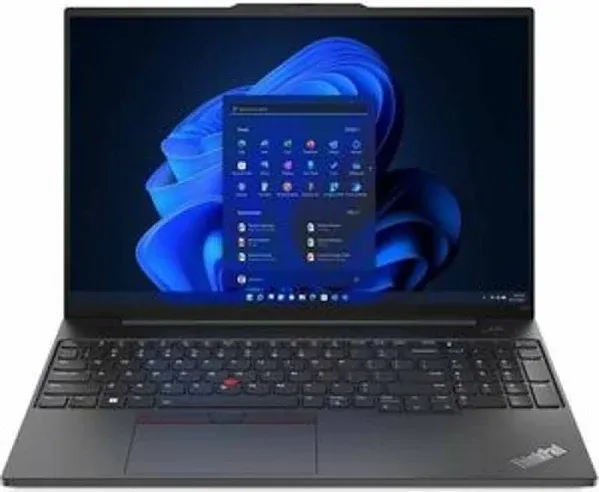 Lenovo ThinkPad E16 Gen 1 Laptop, 2023, 16" 1920 x 1200 Touchscreen, Intel Core i5-1335U 10-Core, 8GB DDR4, 512GB SSD, Windows 10 Pro, Backlit Keyboard, Wi-Fi 6, Bluetooth 5.1, Graphite Black