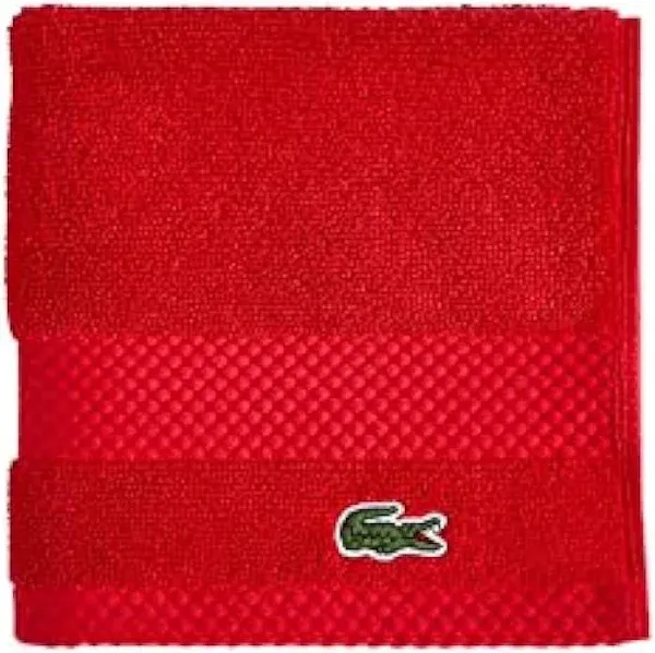 Lacoste Heritage Supima Cotton Wash Cloth