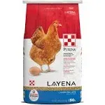 Purina Layena Pellets Layer Poultry Feed 50 lb.