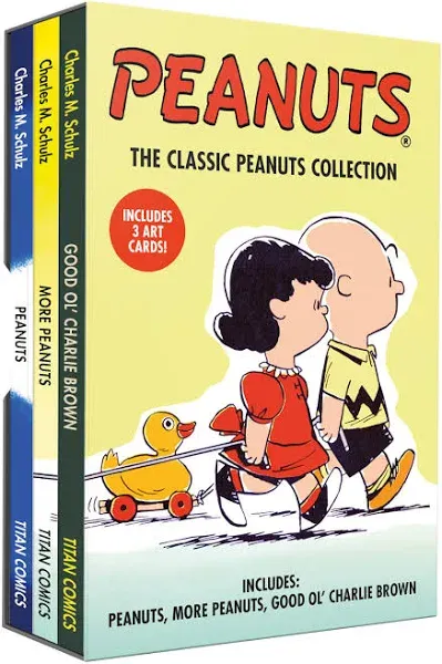 Peanuts Boxed Set: The Classic Peanuts Collection 3 Books Set by Charles Schulz